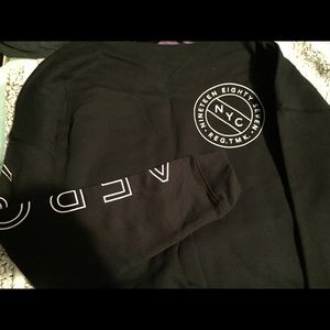 Oversized black sweatshirt